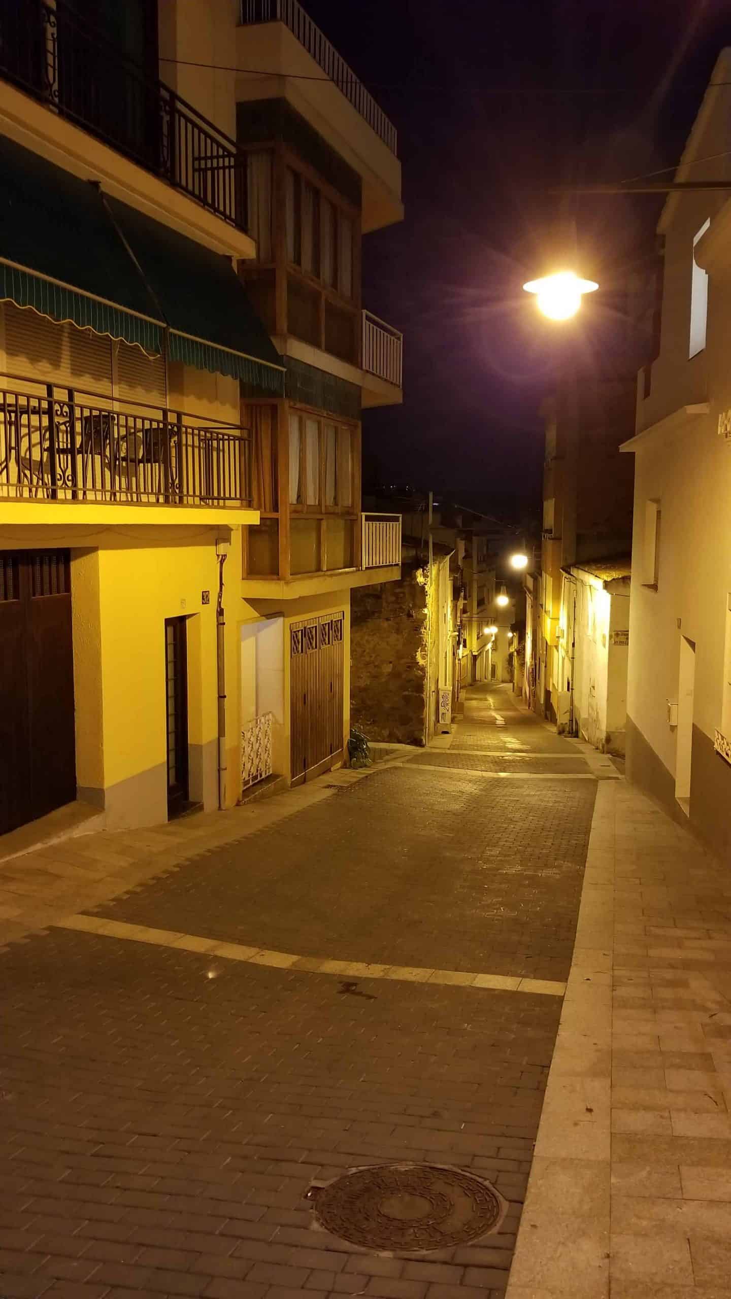 Side street in Lloret de Mar.